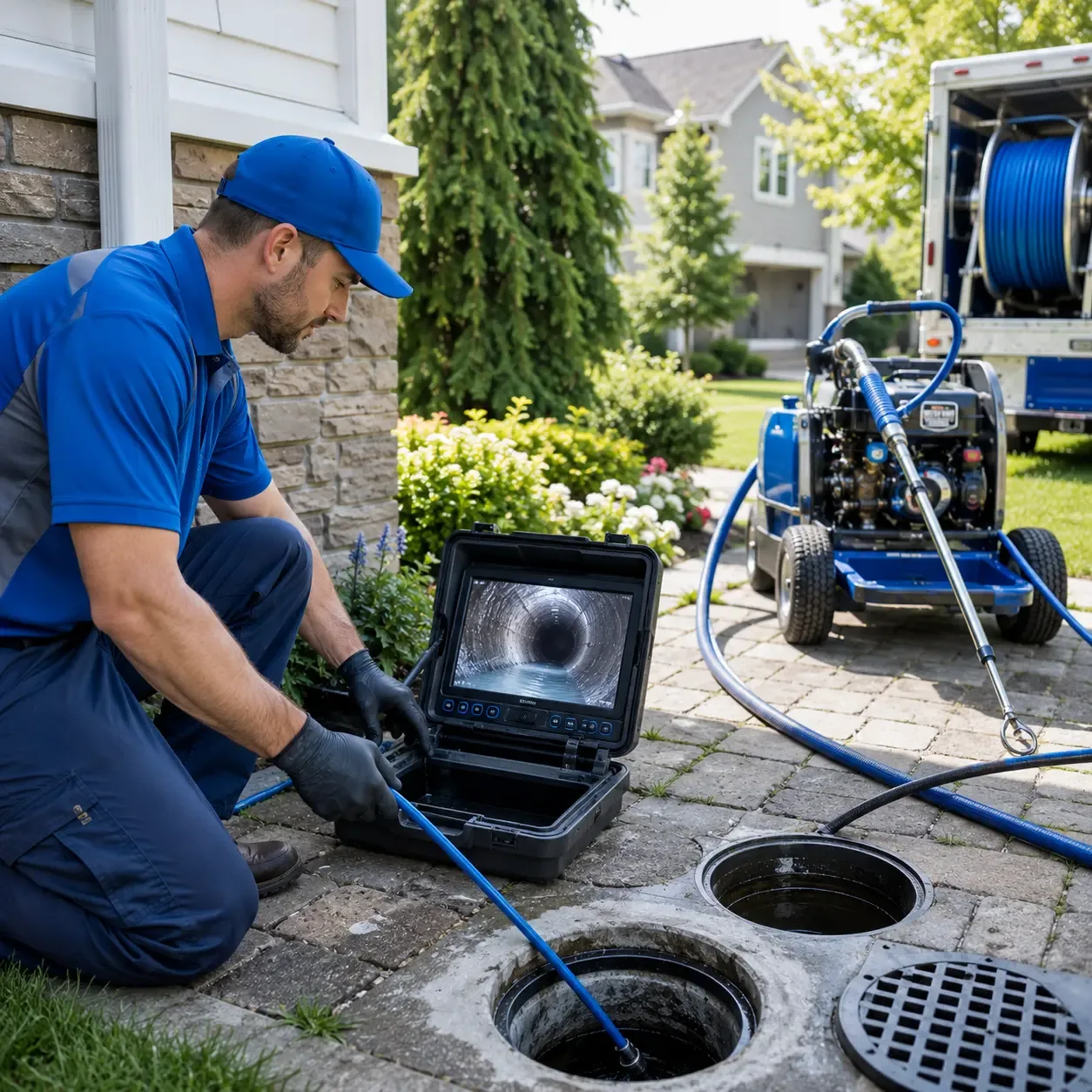 Outdoor drain cleaning professionals serving Mount Pleasant, NC